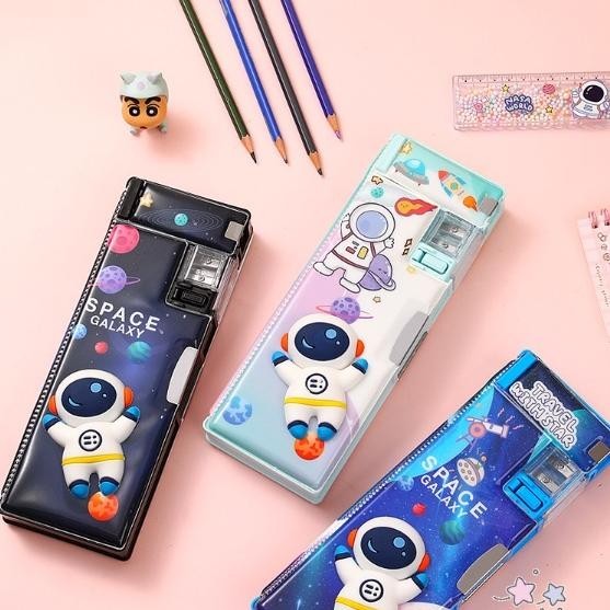

SAO - S5945 Pencil Case Tempat Pensil Lengkap Dengan Peruncing / Tempat Pensil Karakter / Kotak Pensil Anak / Pencil Case Magnet