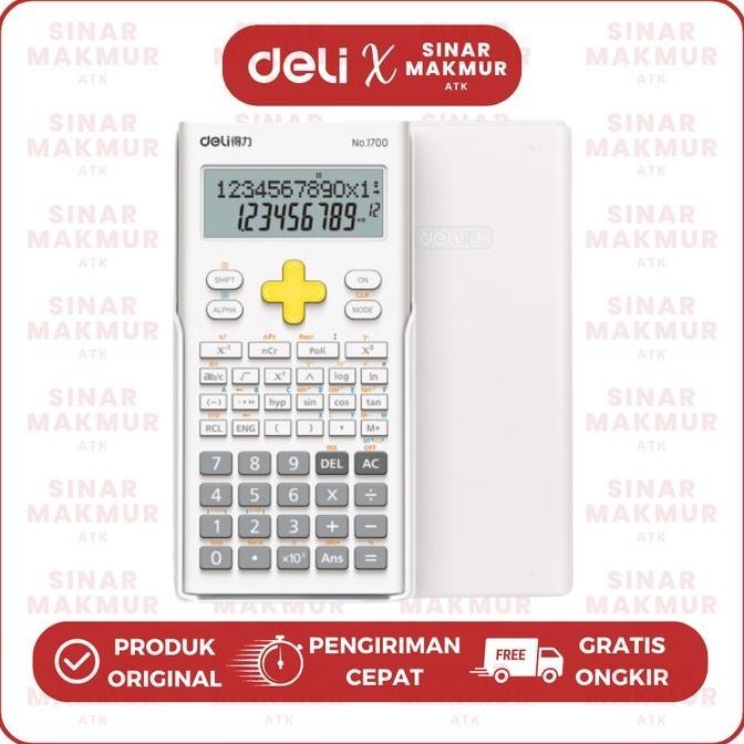 

Scientific Calculator / kalkulator Ilmiah / Sekolah DELI 1700 (PCS)