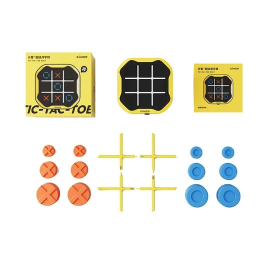 Aru Giiker Super Tic Tac Toe Bolt Chess Puzzle Toys Mainan Asah Otak