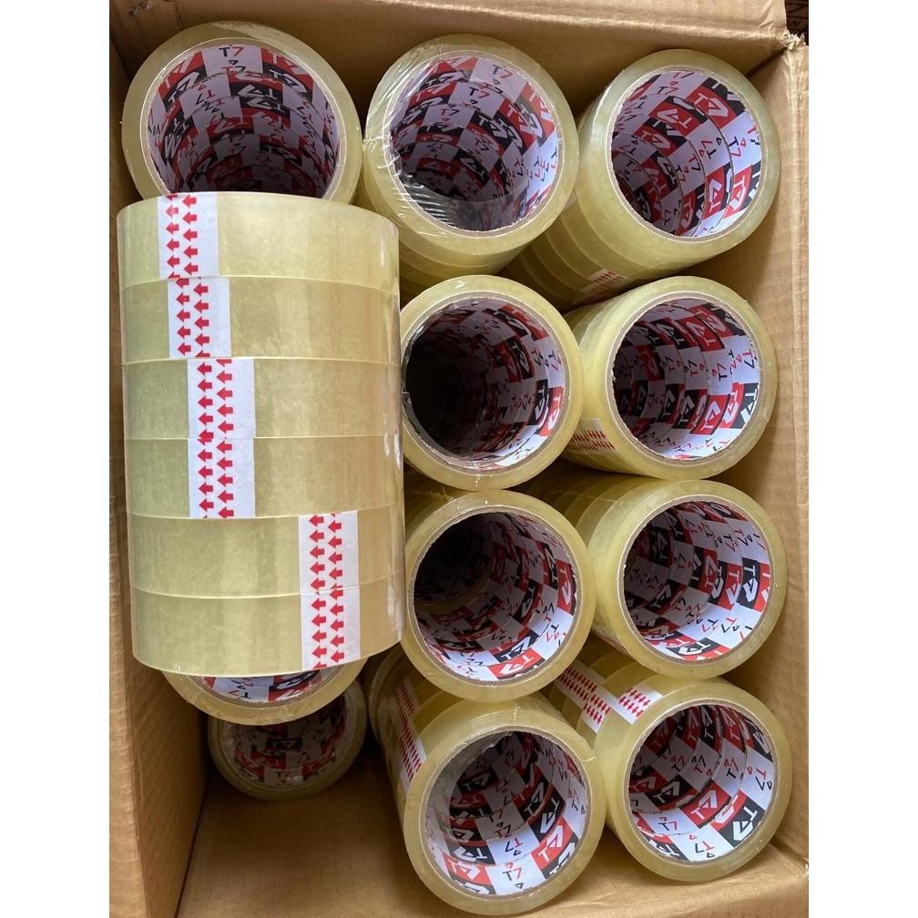 

isolasi / selotip bening 24mm x 72 yard 1 dus t7