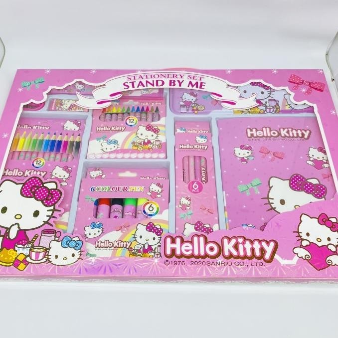 

Stationary set xl alat tulis gambar anak lengkap hello kitty KS88