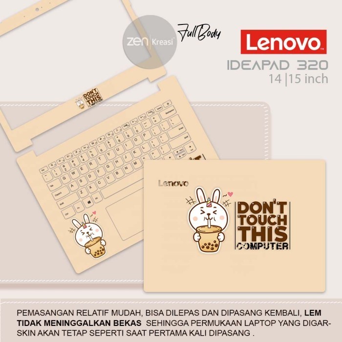 Lenovo Ideapad 320 - Garskin Laptop Key & Screen Protector