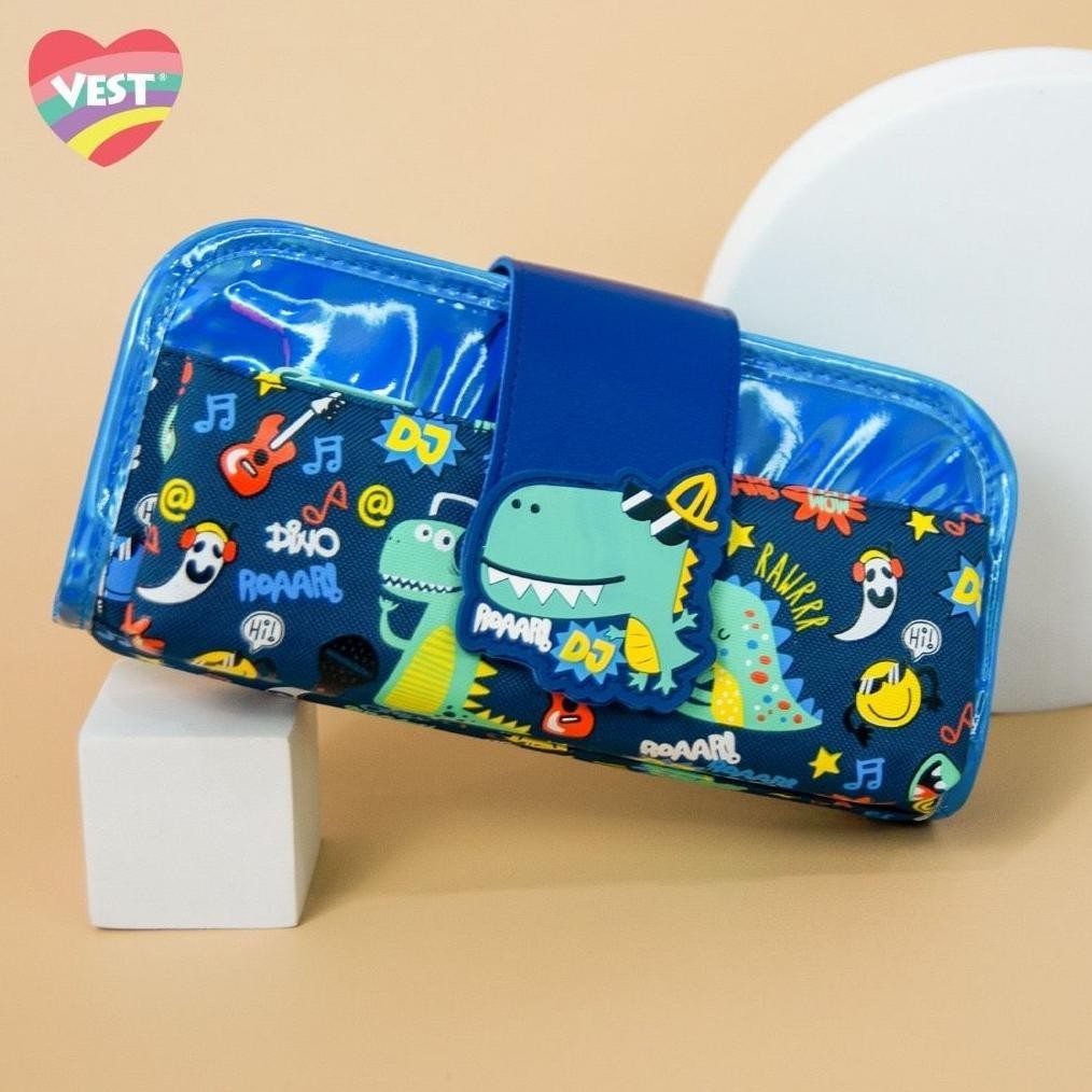 

gh-45 GINGERINFANT tempat pensil lipat anak pencil case lipat 3 kotak pensil anak perempuan kotak pensil anak laki laki Sale