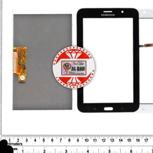 1 Set Lcd Touchscreen Tab 3 V 3V Sm-T116 T116Nu Layar