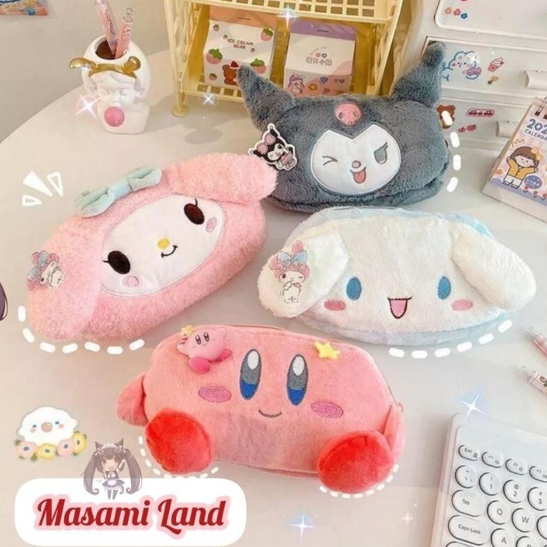 

wes-24 Tempat Pensil Sanrio / Pouch kosmetik Sanrio / Pouch Cinnamoroll / POUCH KUROMI / Pouch My Melody Premium
