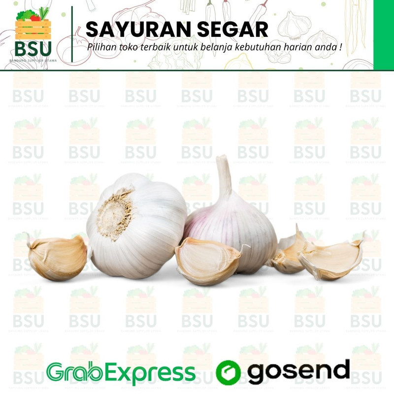 

Sayuran Segar Bandung - Bawang Putih 250 gram