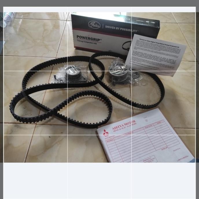 Timing Belt Set Kuda L300 Diesel Solar L200 K74 Double Kabin Turbo Ori Baru