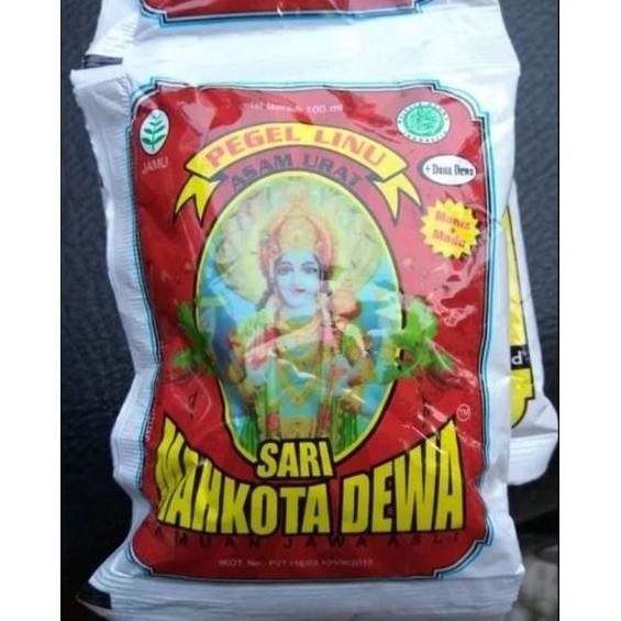 

Neww 12 Sachet- Jamu Sari Mahkota Dewa/ Jamu Tradisional / Jamu Mahkota Dewa Cair Obat Pegal Linu Asam Urat Ampuh