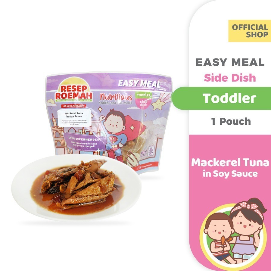 

Resep Roemah Mackerel Tuna in Soy Sauce / Mackerel Tuna Kecap / Toddler Healthy Frozen Food / No MSG