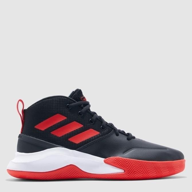 Sepatu basket Adidas own the game Black/vivid red Original