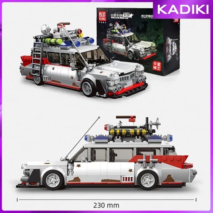 Ane Brick Ecto 1 Ghostbusters Car Mobil Diecast Block Mainan Ghost Buster