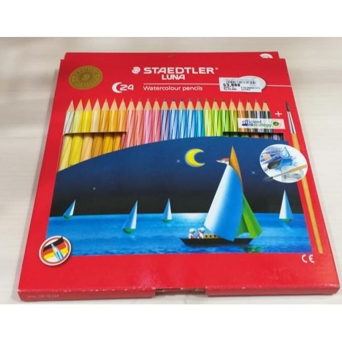 

Cuci Gudang Pensil Warna Staedtler Luna 24 Warna Watercolour BisaCod
