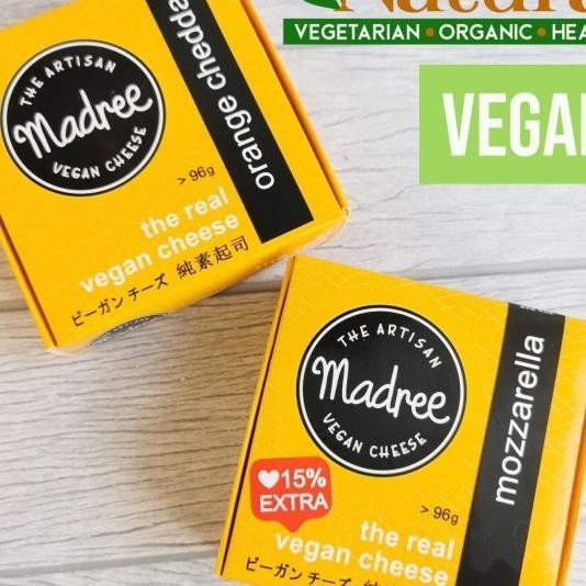 

Madree Vegan Cheese 96Gr Keju Almond Vegan Vegetarian Beku