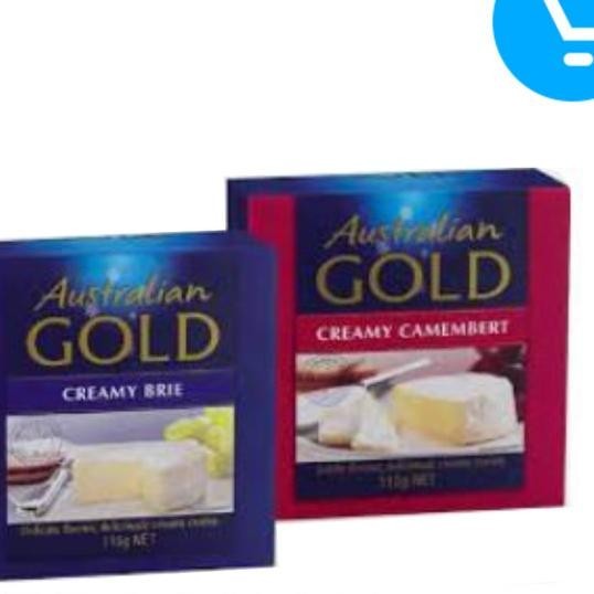 

Australian Gold Cheese Long Life Brie Camembert 115 Gr