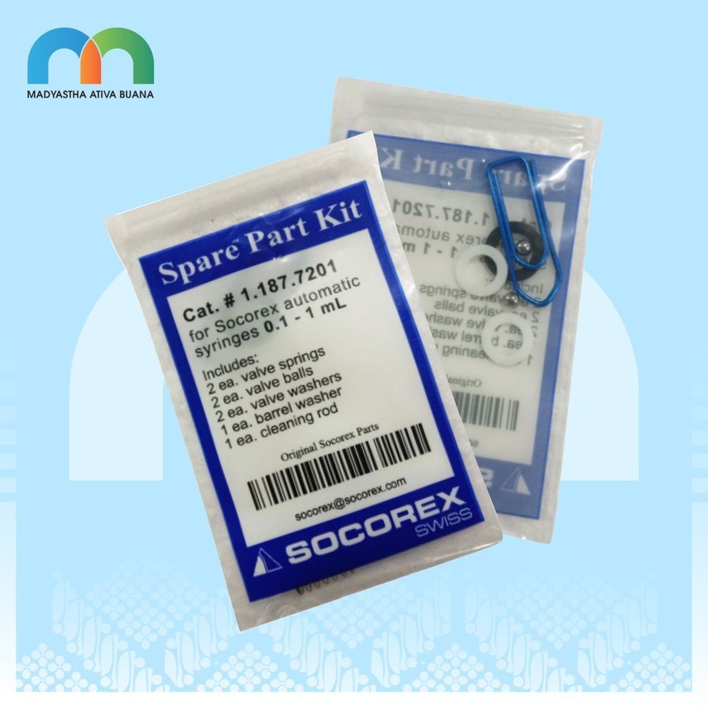 Socorex Sparepart Alat Suntik Socorex Spare Valve 1 Ml
