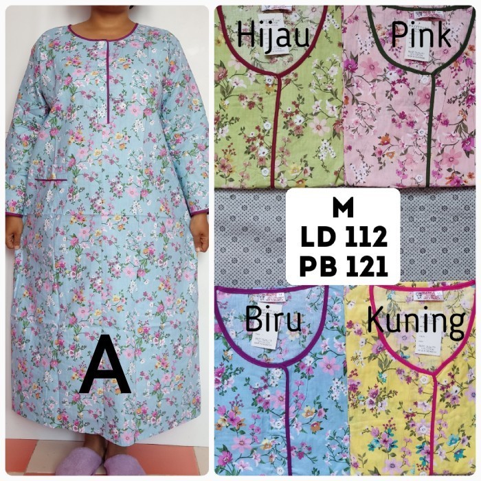 Harga Spesial Daster Katun Longdress Size M Pretty Girl Bo8