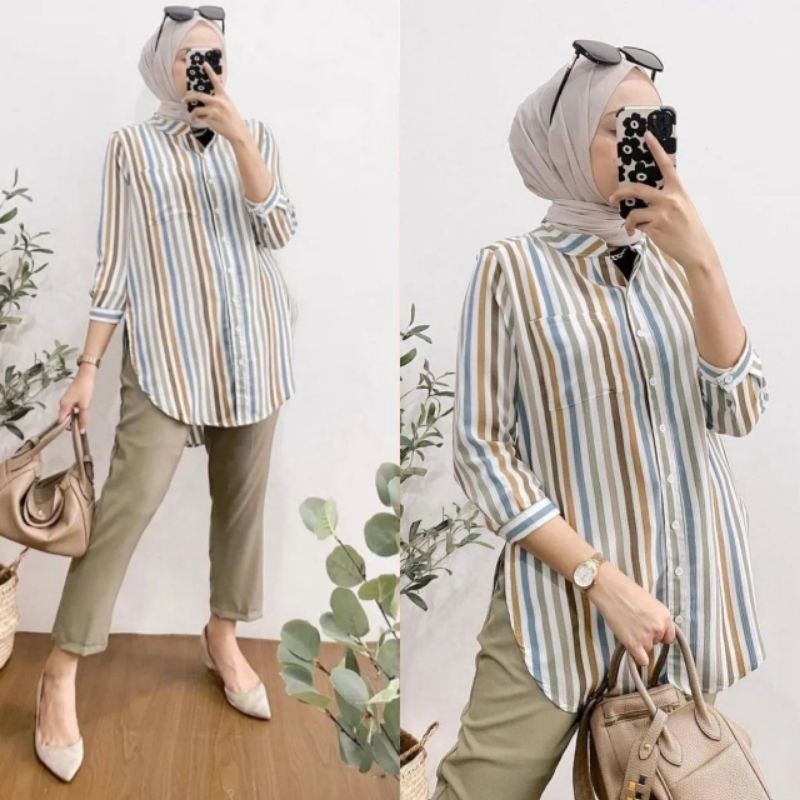 Bju Setelan Cewek Baju Dan Celana Outfit Setelan Baju Terbaru Pakean Perempuan Dewasa Korea 2024 Ste