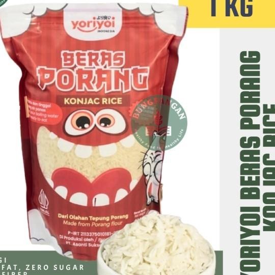 

Beras Porang Shirataki Konjac Rice Yyoi 1 Kg Rendah Kal