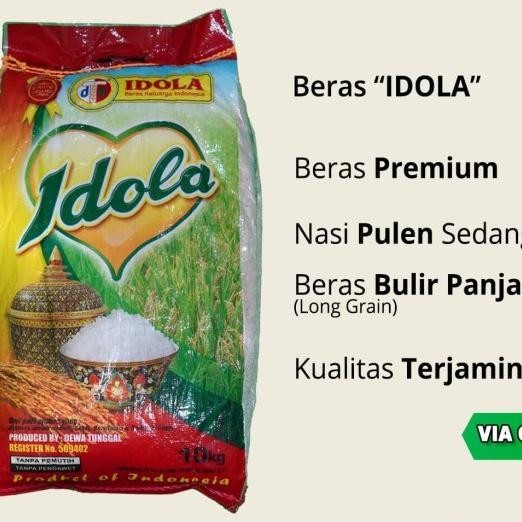 

Beras Idola 10 Kg [Ojol]