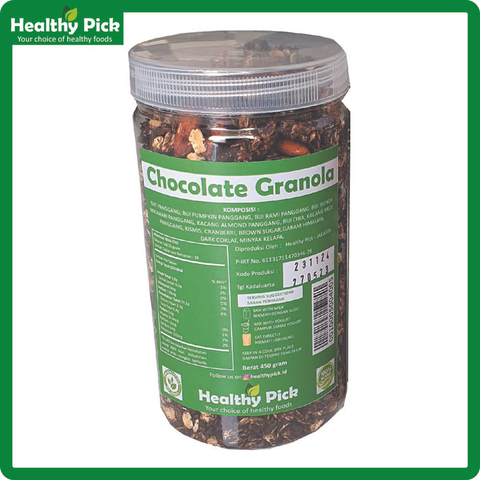 

Granola Rasa Coklat Roasted Premium Crunchy 450 gr K02