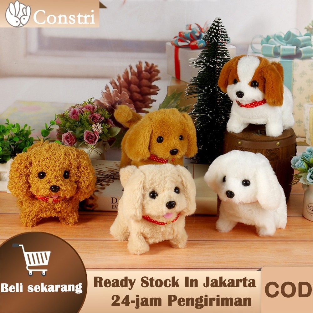 Ready Mainan Boneka Anjing Bisa Bergerak, berjalan & Berbunyi/ Mainan Anak Lucu