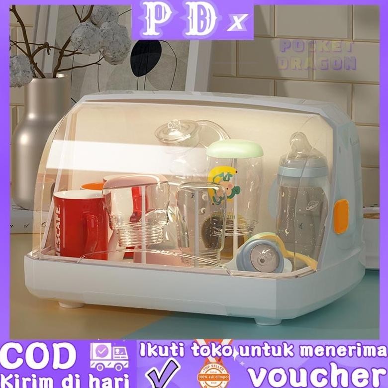 Sterilisasi UV Botol Bayi Sterilisasi Pengering Botol Bayi Rumah Sterilisasi Desktop Tahan Debu Tutu