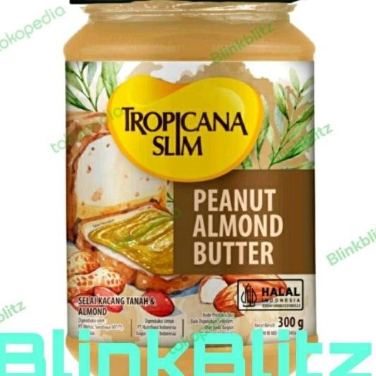 

Slim Peanut Almond Butter Spread 300 Gr Selai Kacang