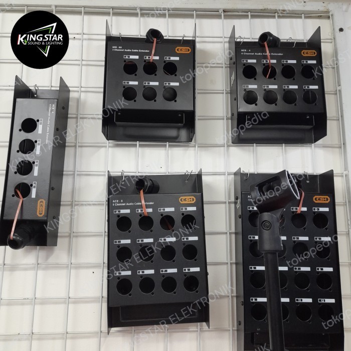 Box Snake 6 Channel Jungtion Csh Kotak Cable Audio Connector Tebal 6Ch
