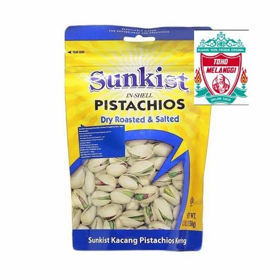 

Sunkist Salted Pistachios 150 gr | Kacang Asin Pistachio