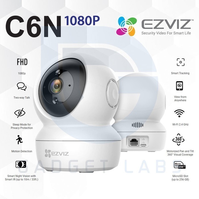 Terlaris Kamera Cctv - Camera Cctv Ezviz C6N 2 Mp - Ezviz C6N Termurah