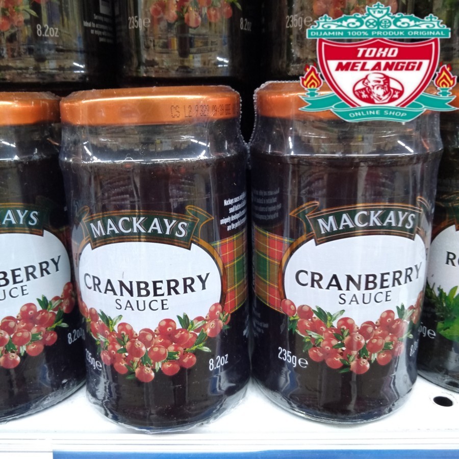 

Mackays Cranberry Sauce 235 gr | selai Saus Cranbery