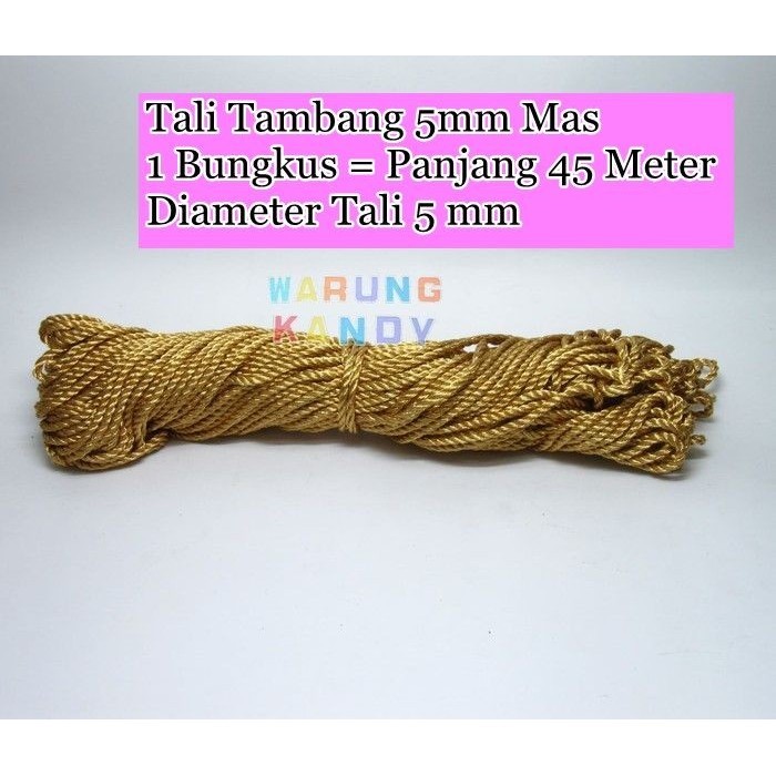 ;&;&;&;&] Tali Tambang 5mm Mas