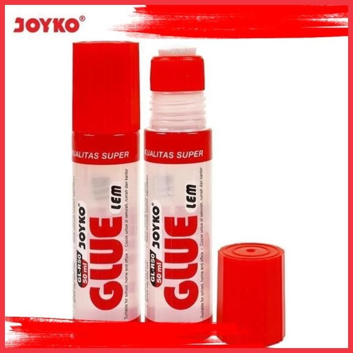 

(ekam) liquid glue lem cair besar lem kertas joyko gl-r50 50ml