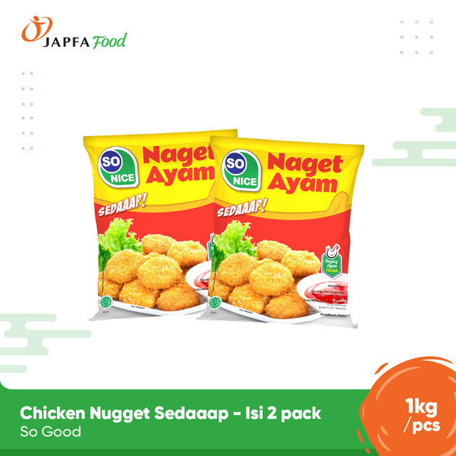 

So Nice Chicken Nugget Sedaaap 1kg - Isi 2 pack