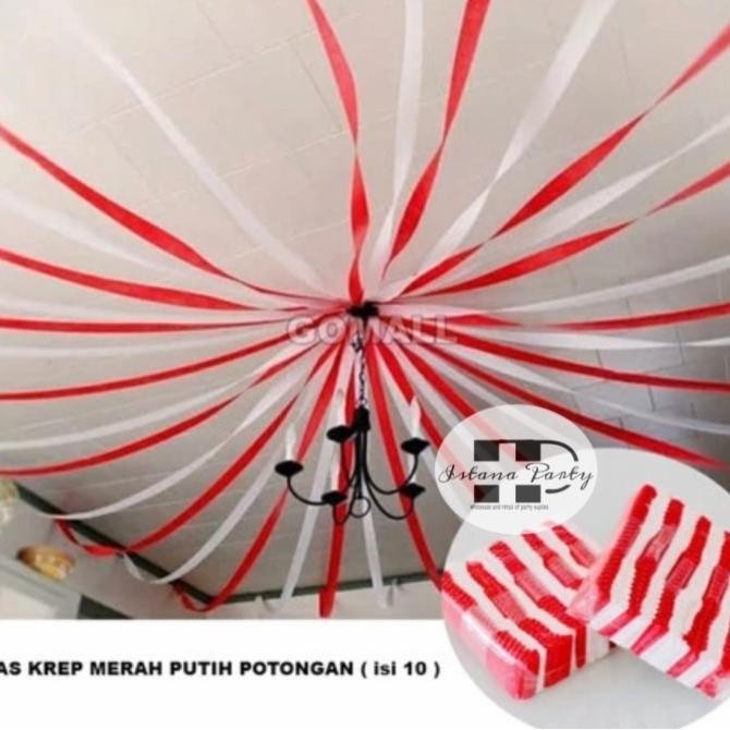 

^^^^^] Kertas krep / kertas krep potong merah putih/kertas krep DIRGAHAYU RI