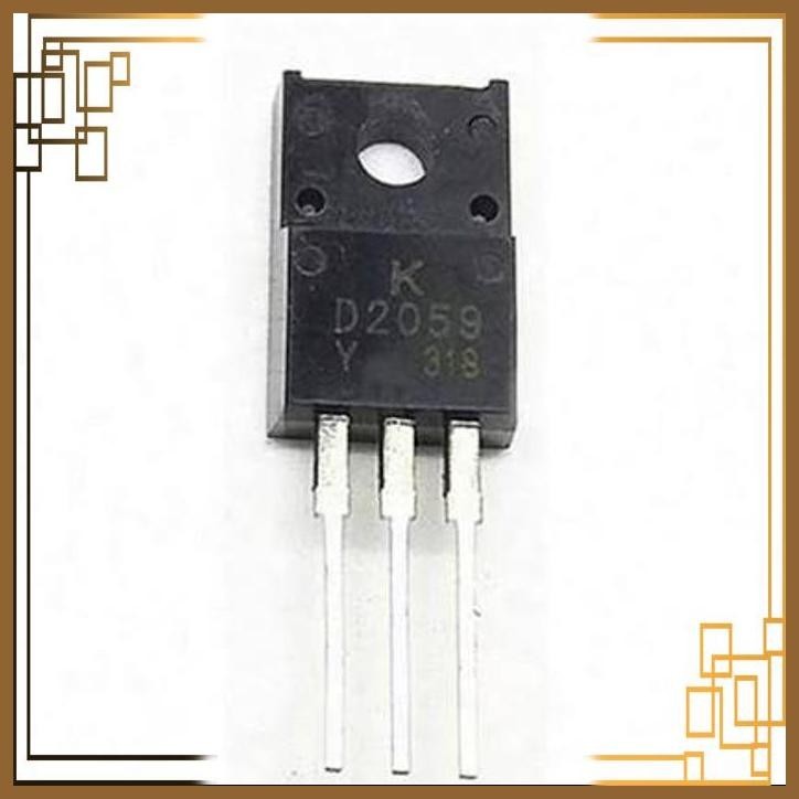 [SRE] D2059 K KTD2059-Y D2059-Y 2SD2059 TRANSISTOR NPN 5A 100V TO-220F 2059