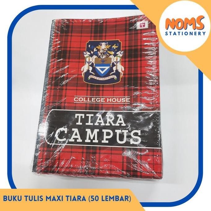 

Buku Tulis Tiara Maxi Campus Isi 50 Lembar (1 pack isi 10 buku)