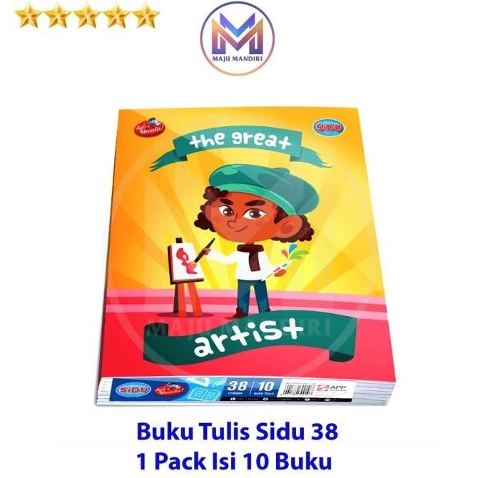 

Buku Tulis Sidu Isi 38 Lembar / Sidu 38 / Buku Tulis TK, SD