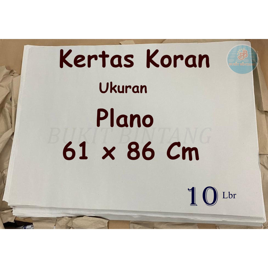 

Kertas Koran / Stensil / FlipChart 55 Gsm Ukuran 61 x 86 Cm , isi 10 Lembar