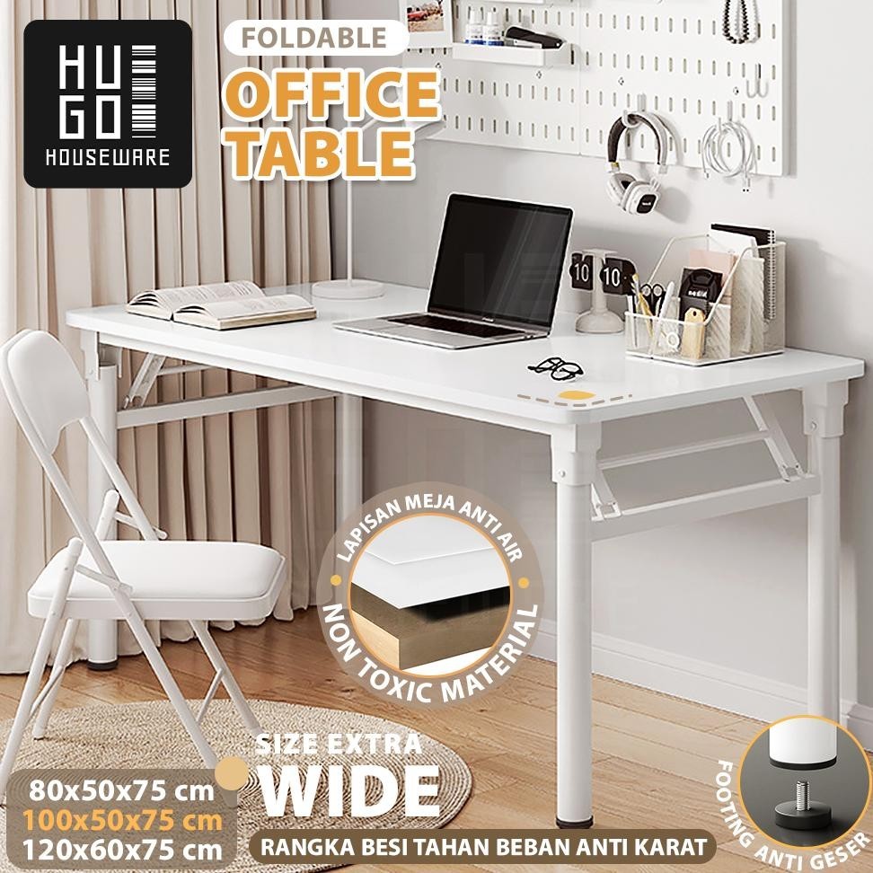 Meja Belajar Minimalis Meja Kantor Meja Kerja Meja Kamar Tidur Portable Lipat