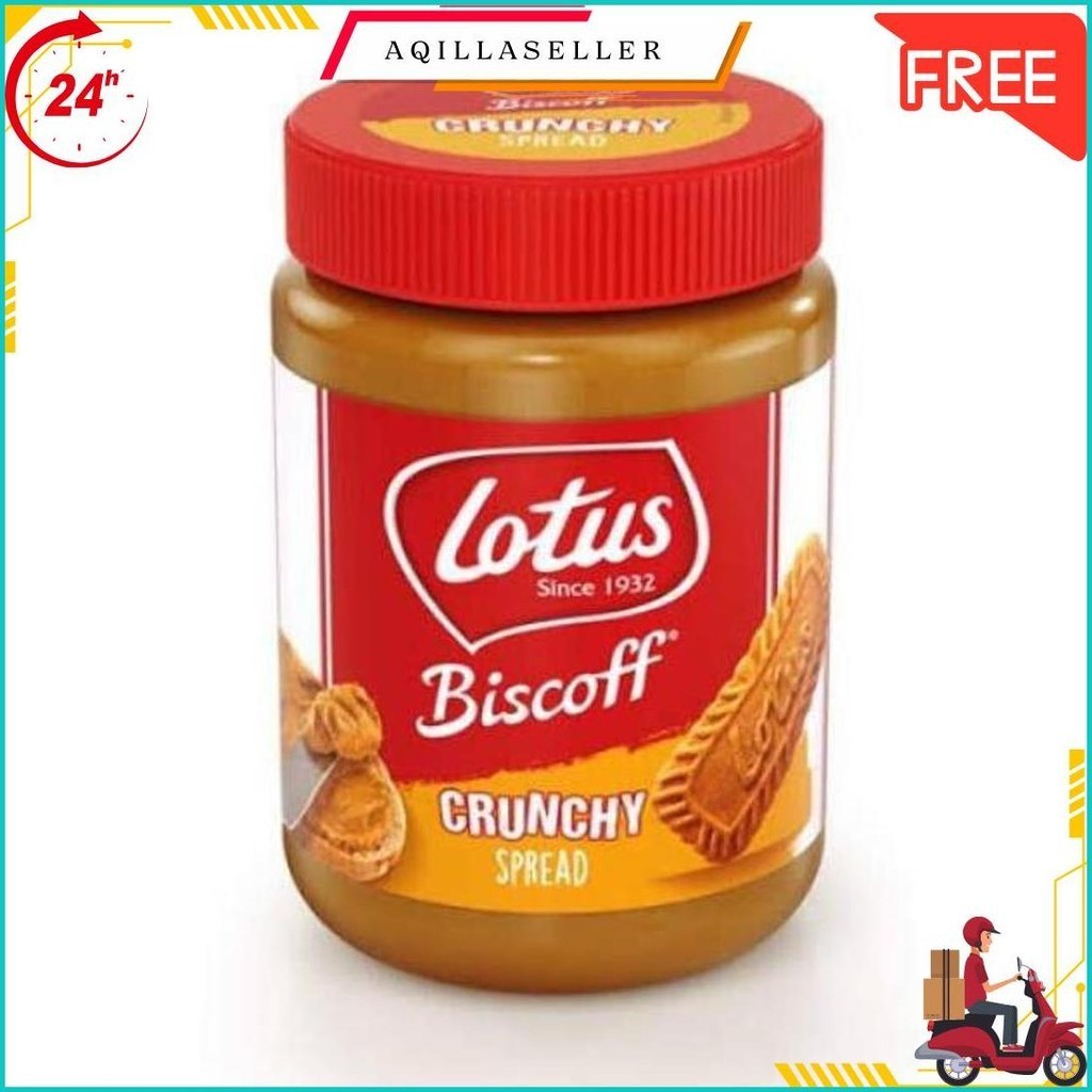 

Ed Jul 2024 Lotus Biscoff - Crunchy Spread 380 Gr - Selai Biskuit Speculoos Termurah Banget