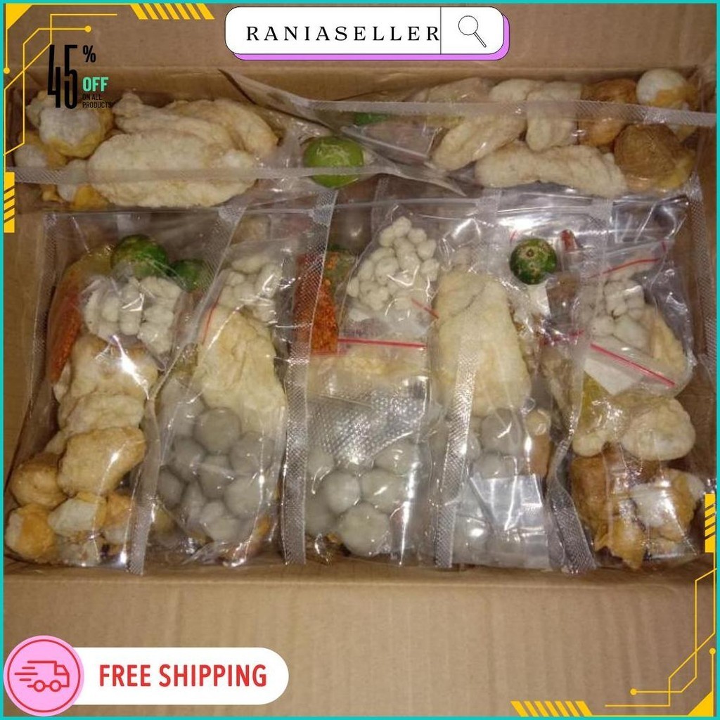 

Paket Mix Cuanki Instan,Baso Aci Mix,Seblak Mie Dan Cuanki Mie Cod