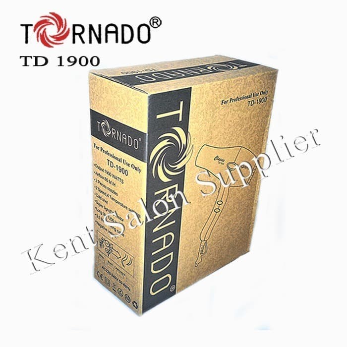 Terhemat Hairdryer Tornado Td 1900 Ion White