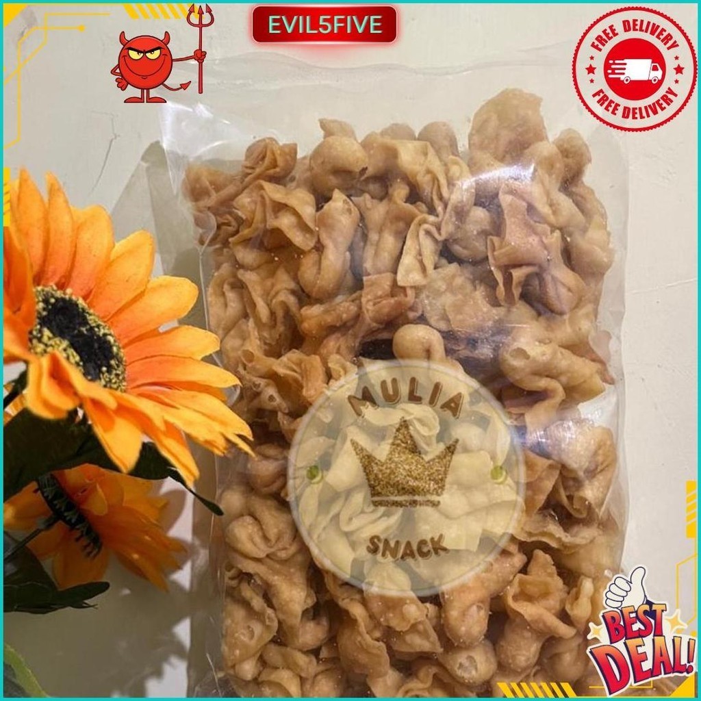 

[Termurah] Pangsit Cumi Abon 1Kg / Pastel Cumi Isi Abon Super Enak Cod