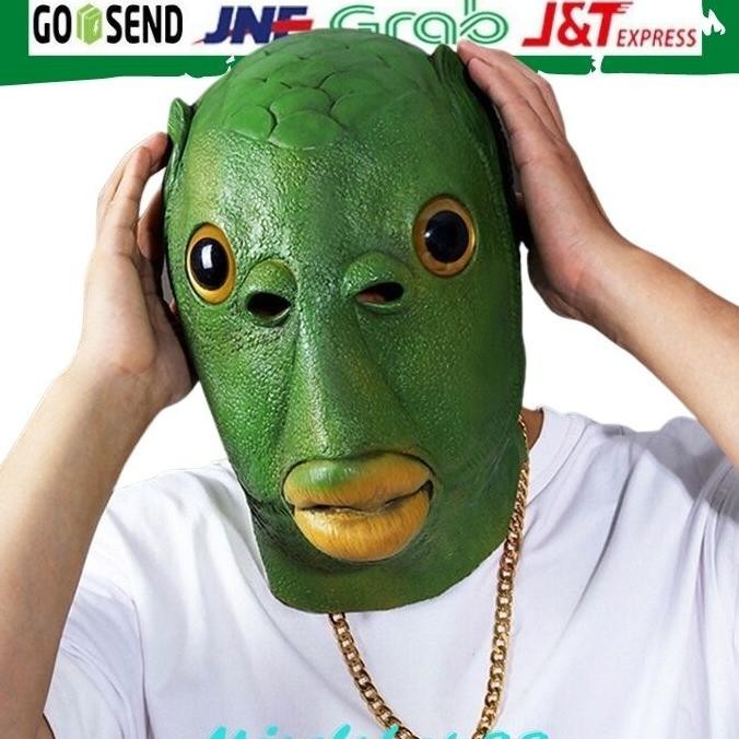 Tog Alien Halloween, Mask Vogue Halloween, Tog Tiktok Ikan