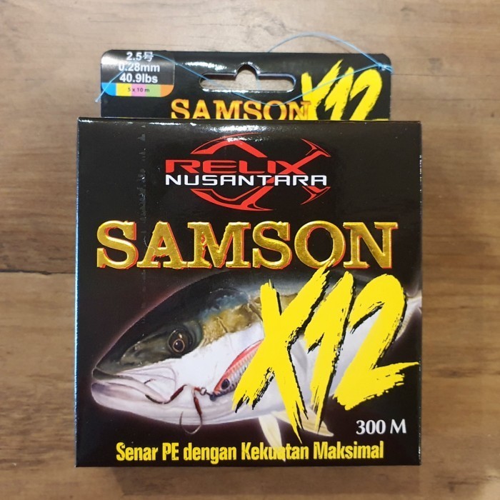 Senar Pe Samson X12-300M Pe.2,5 Relix Nusantara