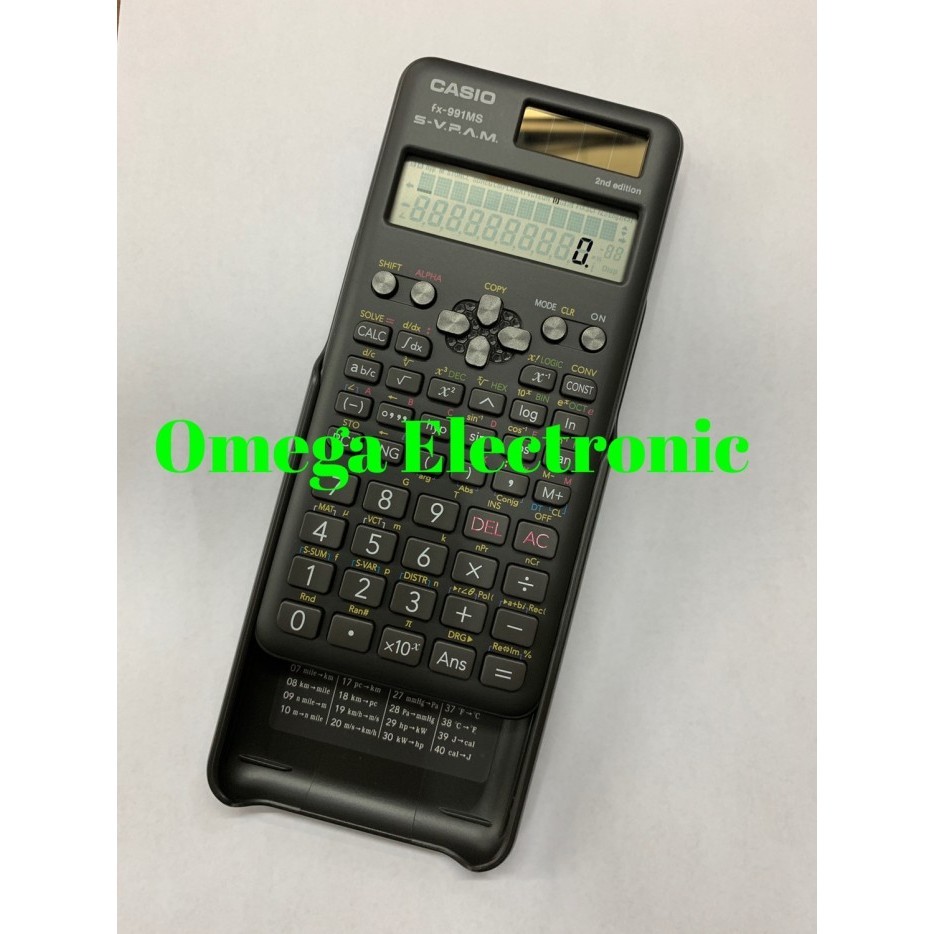 

Ready Casio Kalkulator FX-991MS Scientific Calculator Kuliah Sekolah FX 991