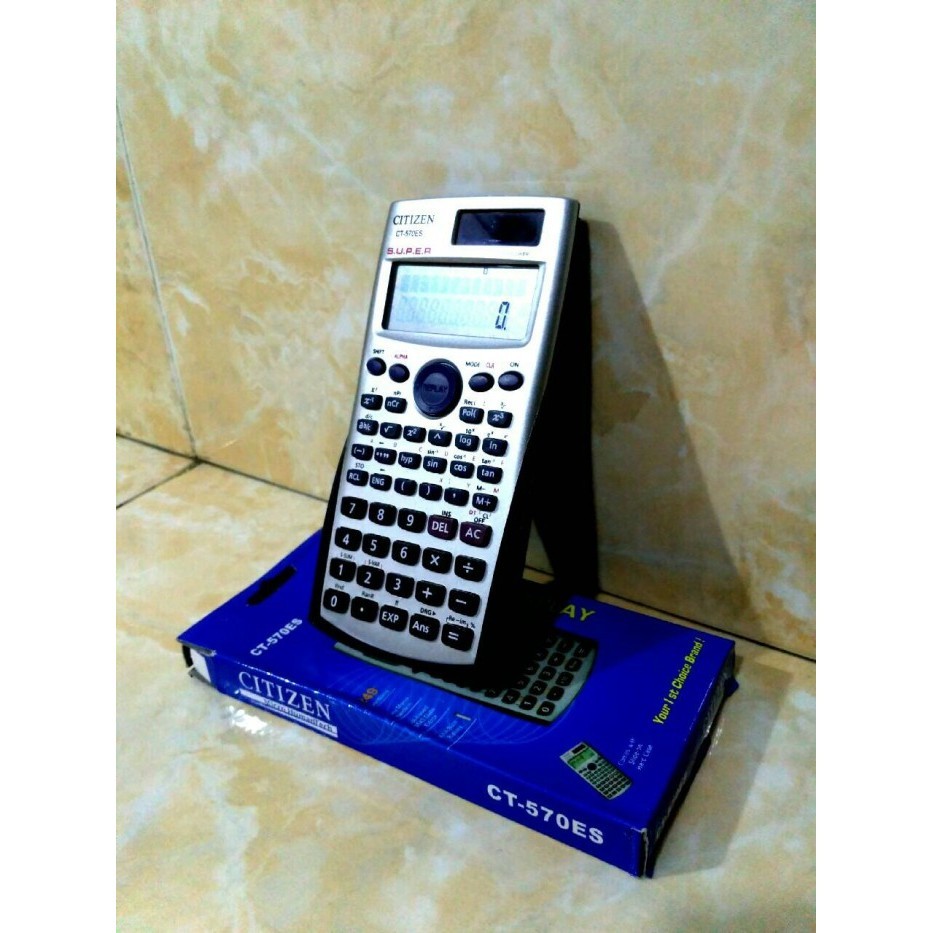 

Ready Kalkulator Scientific Citizen CT-570ES - Silver