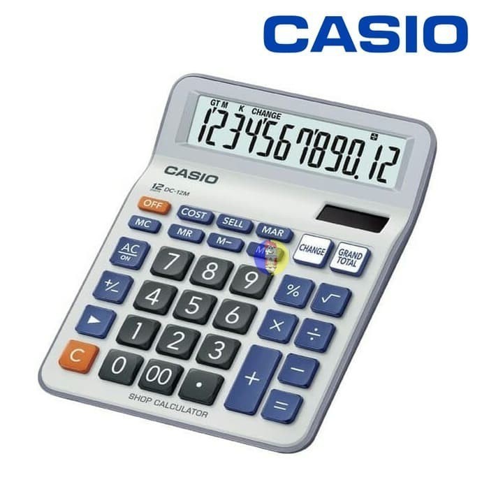 

Ready Kalkulator Kantor/Dagang Casio DC-12M 12 Digit