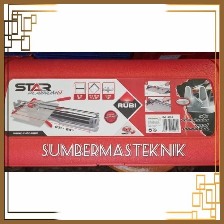 [SMT] RUBI ALAT POTONG GRANIT KERAMIK MANUAL PANJANG 60CM RUBI STAR PLATINUM